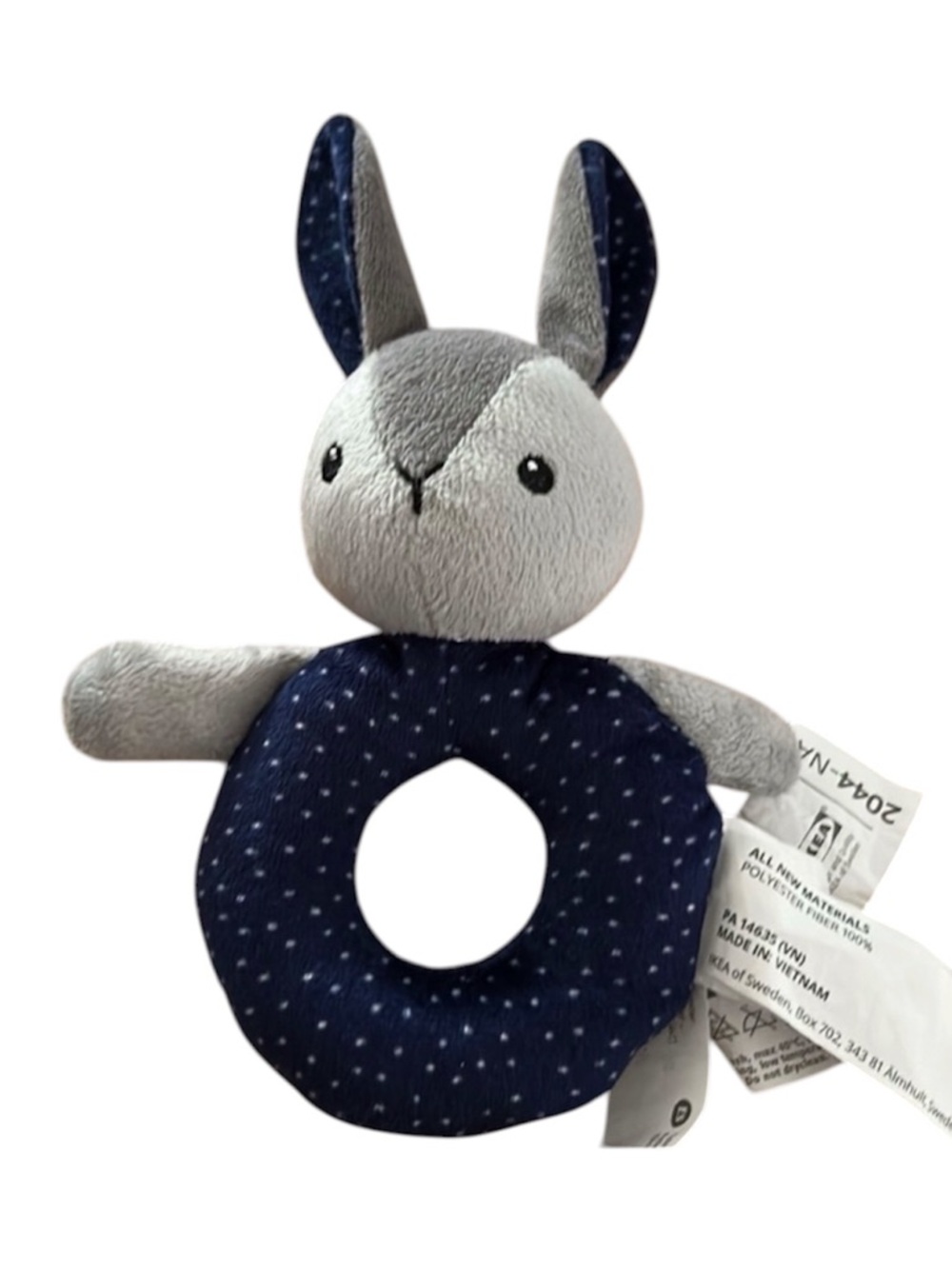 🎁 IKEA bunny rattle baby toy plushie rabbit